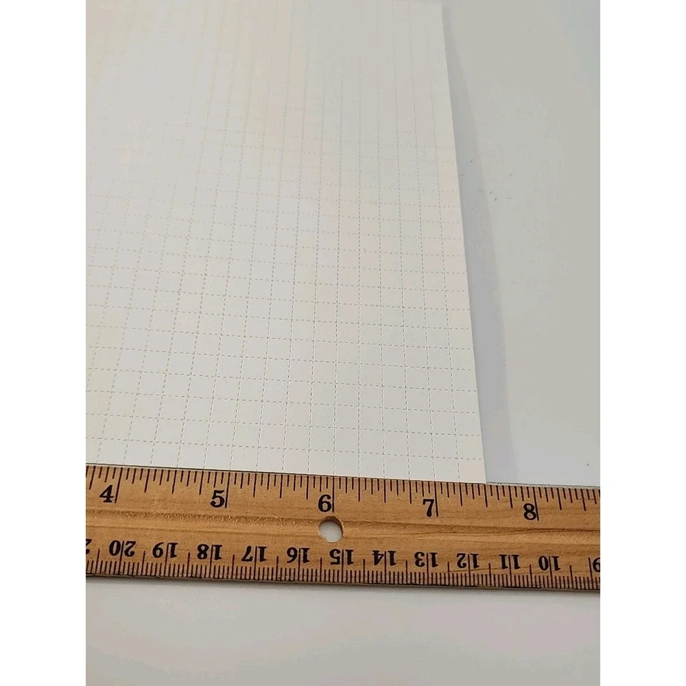 25 Blank Blotter Art sheets *WOW* blank perforated #80‎  900 1/4 inch  squares
